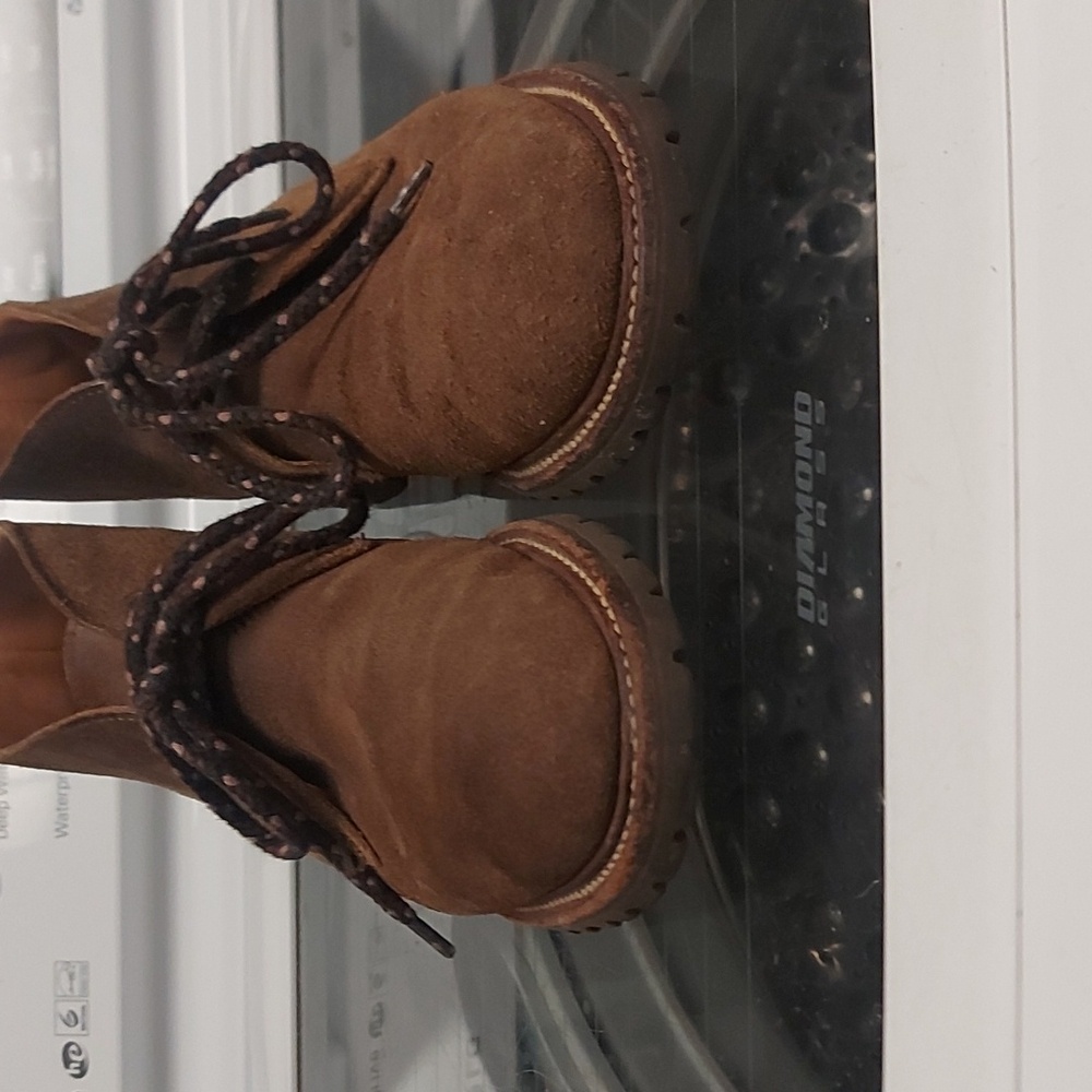 Armani Brown Roughout Suede Chukka Boots - Picture 3 of 13